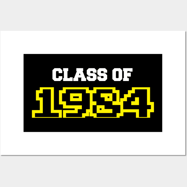 Class of 1984 Wall Art by Illustratorator